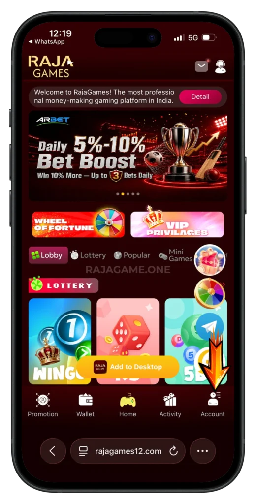 RAJA-GAME-ACCOUNT