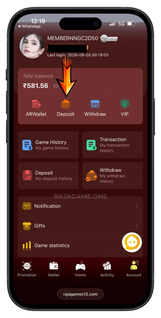 RAJA-GAME-DEPOSIT