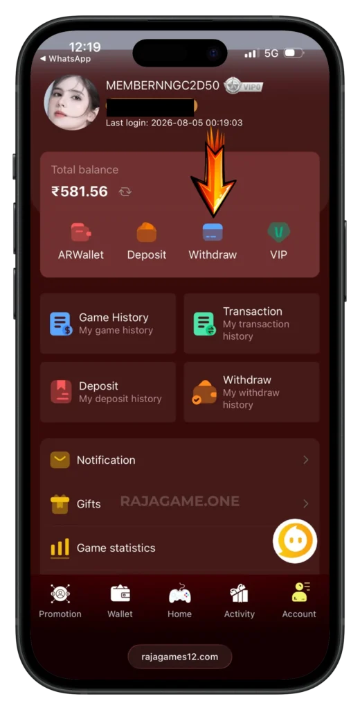 RAJA-GAME-WITHDRAW